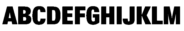 KMRWaldenburgUpright CondensedBlack Instance Font UPPERCASE