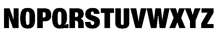 KMRWaldenburgUpright CondensedBlack Instance Font UPPERCASE