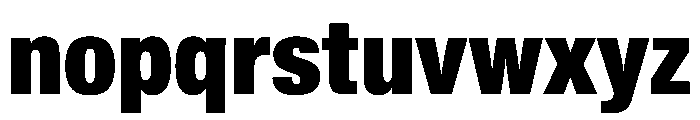KMRWaldenburgUpright CondensedBlack Instance Font LOWERCASE