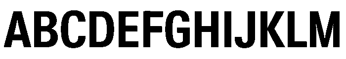 KMRWaldenburgUpright CondensedBold Instance Font UPPERCASE