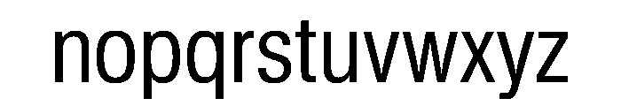 KMRWaldenburgUpright CondensedBook Instance Font LOWERCASE