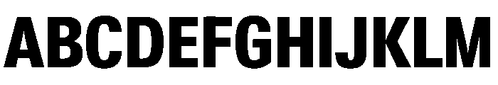 KMRWaldenburgUpright CondensedHeavy Instance Font UPPERCASE