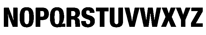 KMRWaldenburgUpright CondensedHeavy Instance Font UPPERCASE