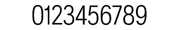 KMRWaldenburgUpright CondensedLight Instance Font OTHER CHARS