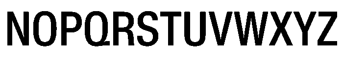 KMRWaldenburgUpright CondensedMedium Instance Font UPPERCASE
