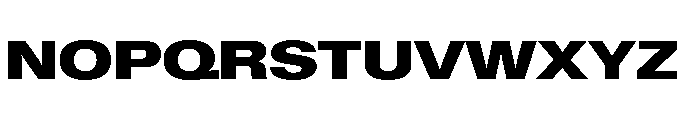 KMRWaldenburgUpright ExtendedBlack Instance Font UPPERCASE