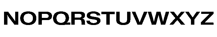 KMRWaldenburgUpright ExtendedBold Instance Font UPPERCASE
