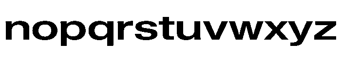 KMRWaldenburgUpright ExtendedBold Instance Font LOWERCASE