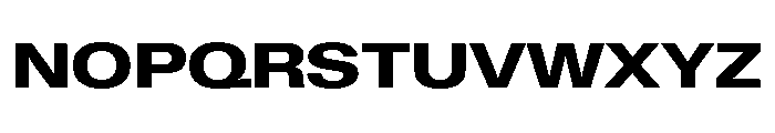 KMRWaldenburgUpright ExtendedHeavy Instance Font UPPERCASE