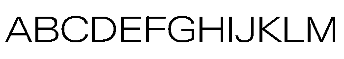 KMRWaldenburgUpright ExtendedLight Instance Font UPPERCASE