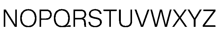 KMRWaldenburgUpright Light Instance Font UPPERCASE