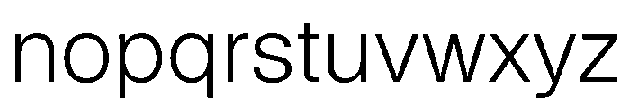 KMRWaldenburgUpright Light Instance Font LOWERCASE