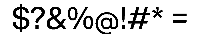 KMRWaldenburgUpright Regular Instance Font OTHER CHARS