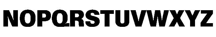 KMRWaldenburgUpright SemiCondensedBlack Instance Font UPPERCASE