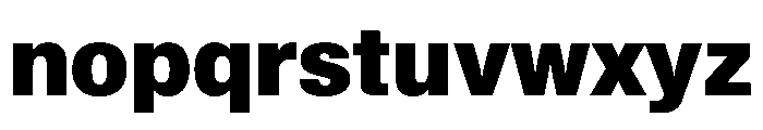 KMRWaldenburgUpright SemiCondensedBlack Instance Font LOWERCASE