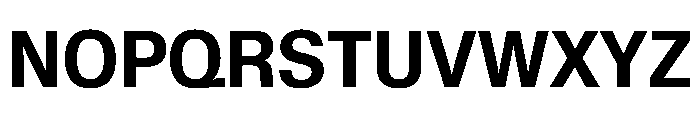 KMRWaldenburgUpright SemiCondensedBold Instance Font UPPERCASE