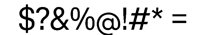 KMRWaldenburgUpright SemiCondensedBook Instance Font OTHER CHARS