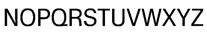 KMRWaldenburgUpright SemiCondensedBook Instance Font UPPERCASE