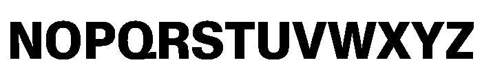 KMRWaldenburgUpright SemiCondensedHeavy Instance Font UPPERCASE