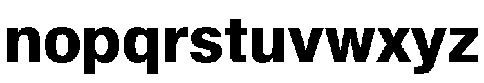 KMRWaldenburgUpright SemiCondensedHeavy Instance Font LOWERCASE