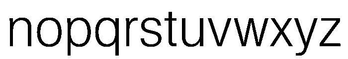 KMRWaldenburgUpright SemiCondensedLight Instance Font LOWERCASE