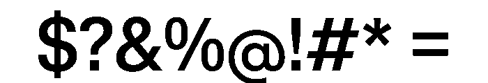 KMRWaldenburgUpright SemiCondensedMedium Instance Font OTHER CHARS