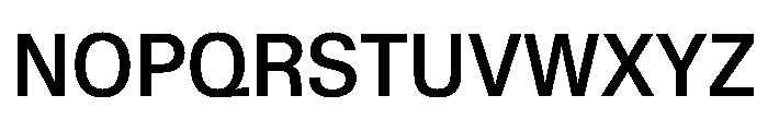 KMRWaldenburgUpright SemiCondensedMedium Instance Font UPPERCASE