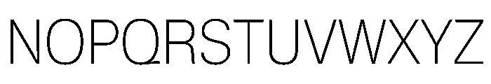 KMRWaldenburgUpright SemiCondensedThin Instance Font UPPERCASE