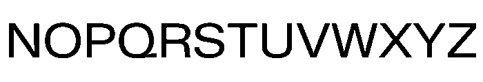 KMRWaldenburgUpright SemiExtended Instance Font UPPERCASE