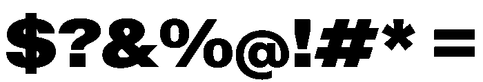 KMRWaldenburgUpright SemiExtendedBlack Instance Font OTHER CHARS