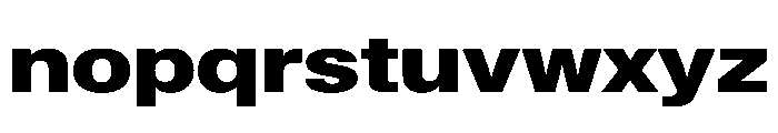 KMRWaldenburgUpright SemiExtendedBlack Instance Font LOWERCASE