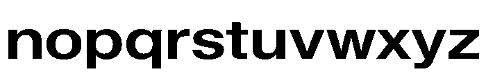 KMRWaldenburgUpright SemiExtendedBold Instance Font LOWERCASE