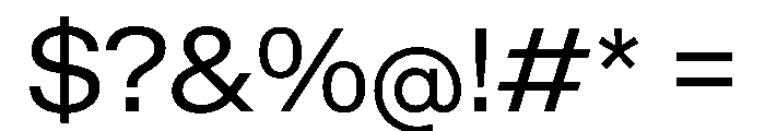 KMRWaldenburgUpright SemiExtendedBook Instance Font OTHER CHARS