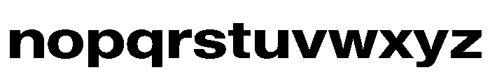 KMRWaldenburgUpright SemiExtendedHeavy Instance Font LOWERCASE