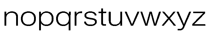 KMRWaldenburgUpright SemiExtendedLight Instance Font LOWERCASE
