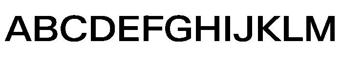 KMRWaldenburgUpright SemiExtendedMedium Instance Font UPPERCASE