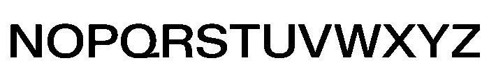 KMRWaldenburgUpright SemiExtendedMedium Instance Font UPPERCASE
