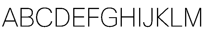 KMRWaldenburgUpright Thin Instance Font UPPERCASE