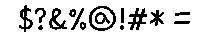Knps Bandali Regular Font OTHER CHARS