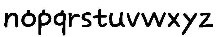 Knps Bandali Regular Font LOWERCASE
