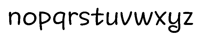 Knps Kkomi Regular Font LOWERCASE