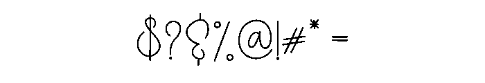 Knightingdays Font OTHER CHARS