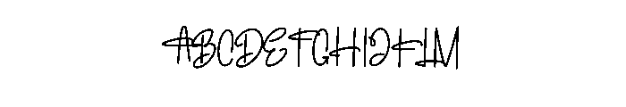 Knightingdays Font UPPERCASE