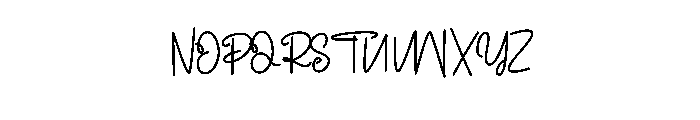 Knightingdays Font UPPERCASE