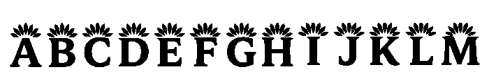 Knit Regular Font UPPERCASE