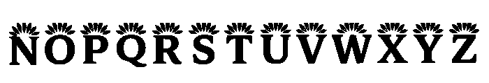 Knit Regular Font LOWERCASE