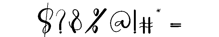 Knitting Enchanting Font OTHER CHARS