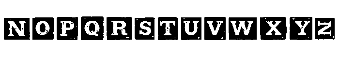 KnockBlock Font UPPERCASE