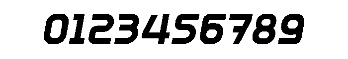 Knockout Italic Font OTHER CHARS