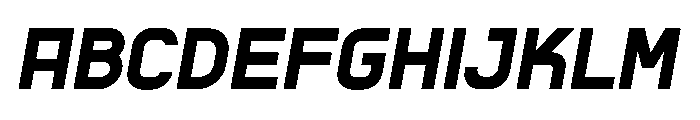 Knockout Italic Font UPPERCASE